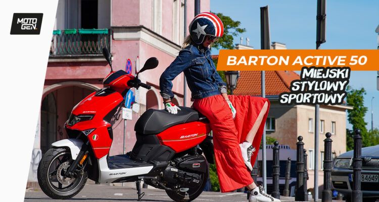 Barton Active 50: miejski, sportowy skuter na każdą okazję, dla każdego