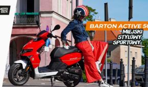 Barton Active 50: miejski, sportowy skuter na każdą okazję, dla każdego