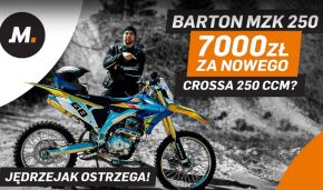 We test the cross for PLN 7,000: Barton MZK 250