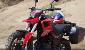 We tested the motorcycle for category B - Barton Hyper 125