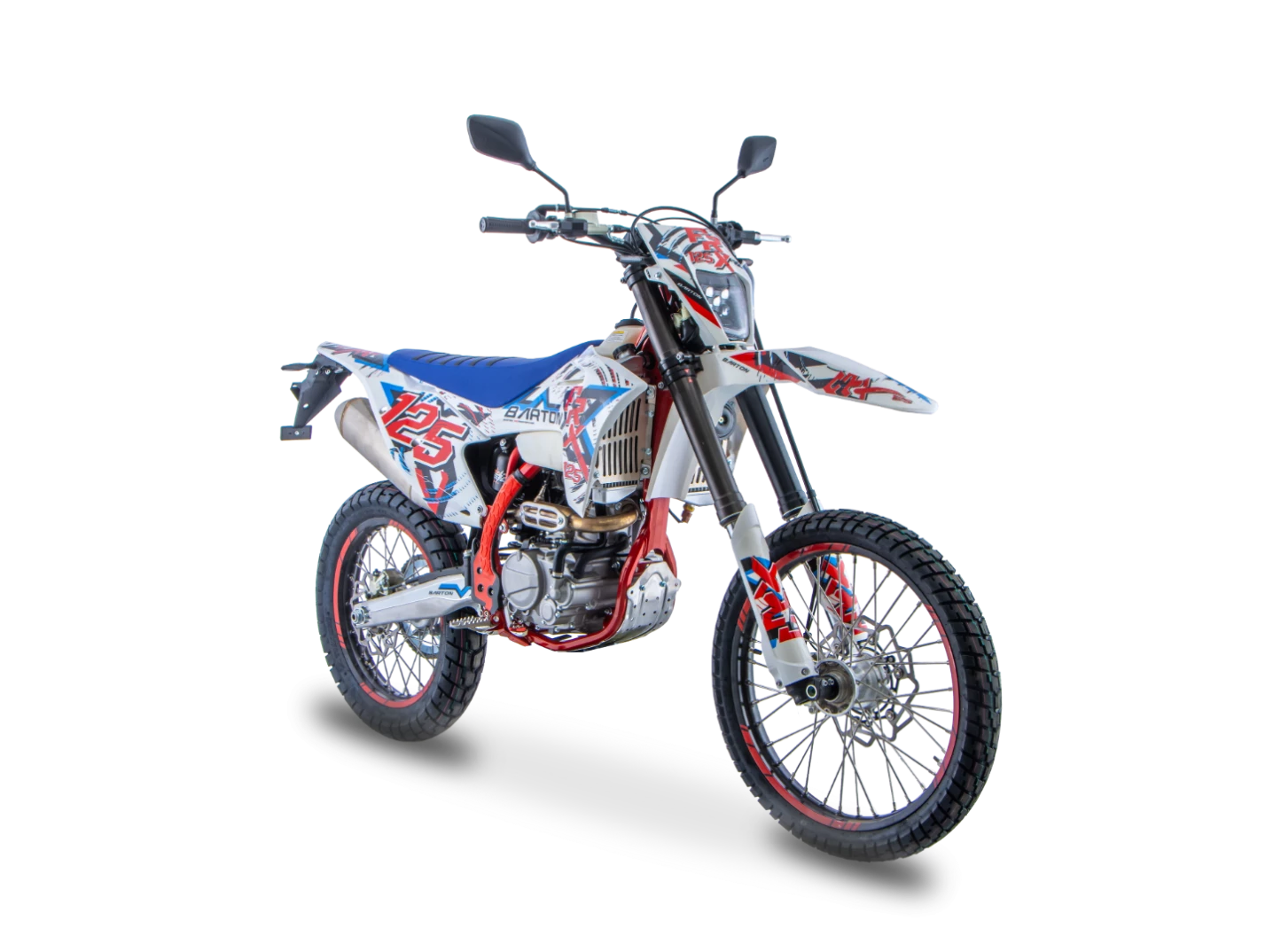 Barton FRX 125 - Czerwono-niebieski